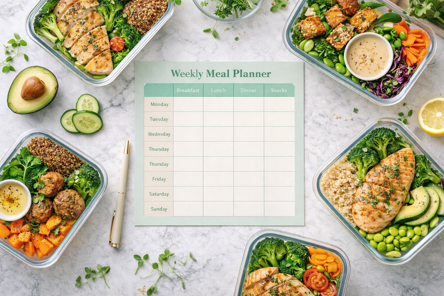 Heti étlaptervezés szolgáltatás